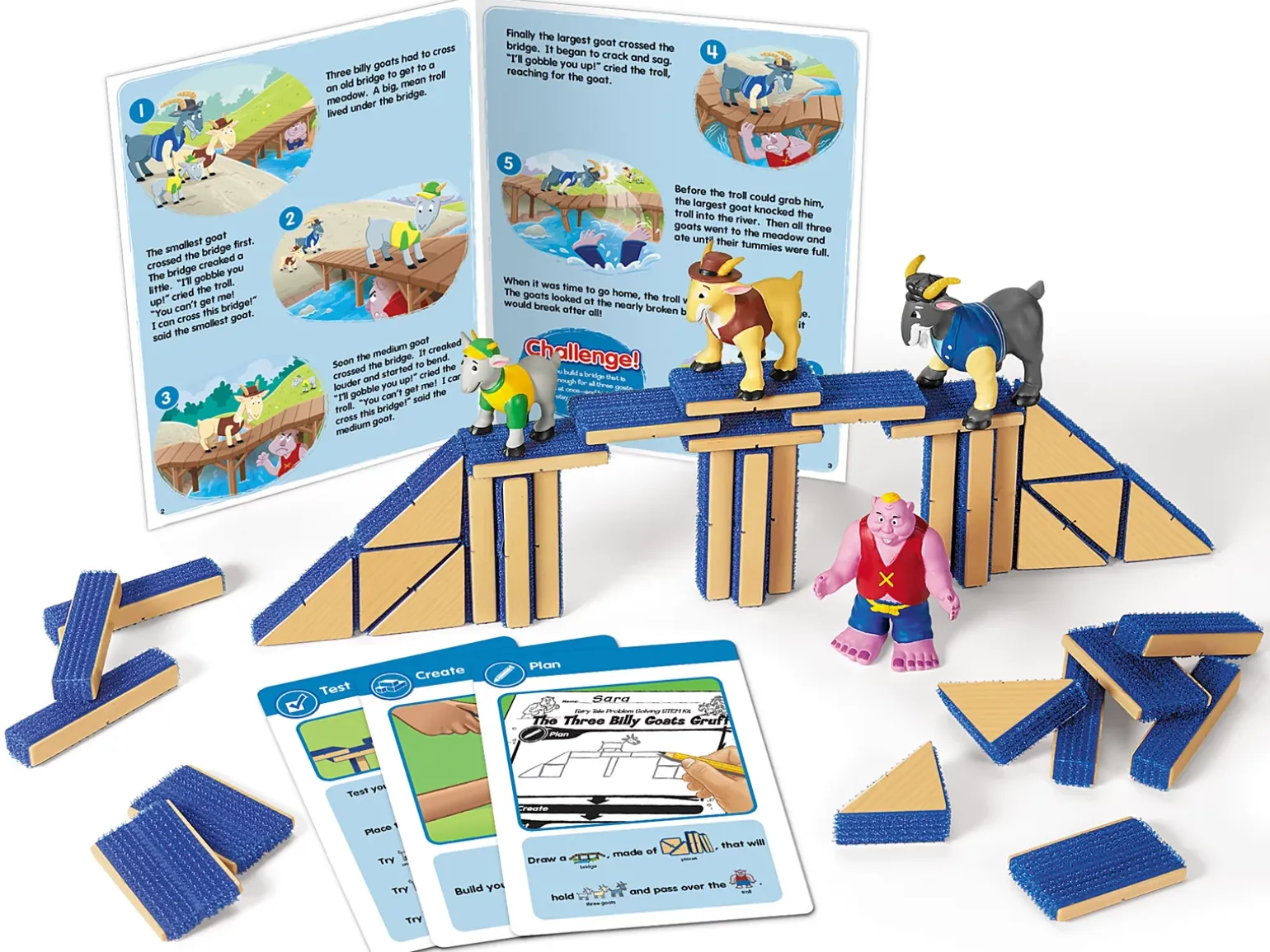 The Three Billy Goats Gruff Problem Solving STEM Kit