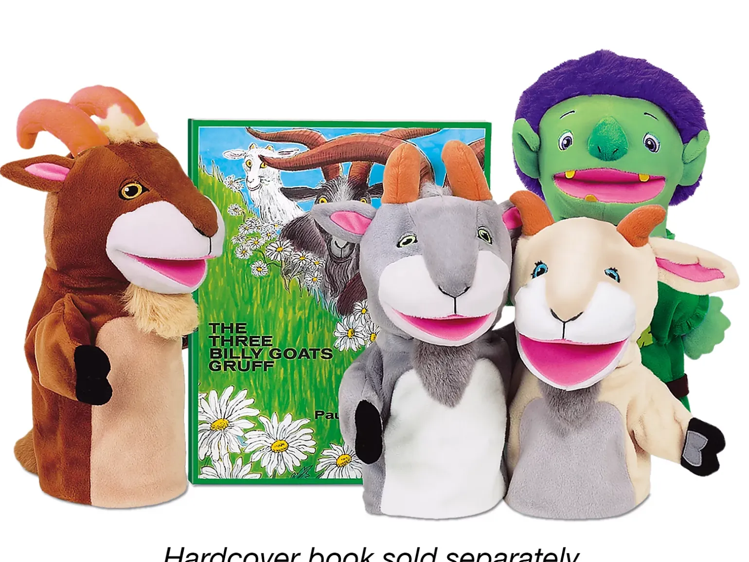 The Three Billy Goats Gruff Storytelling Puppet Set