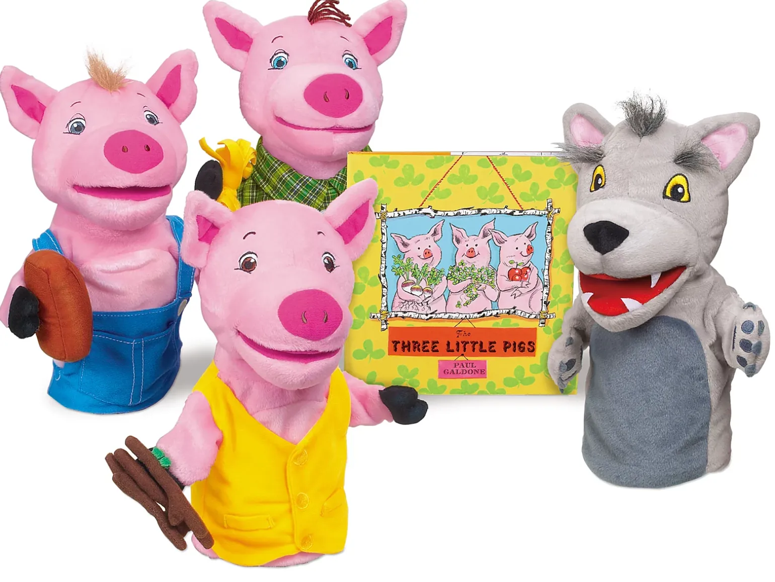 The Three Little Pigs Storytelling Puppet Set
