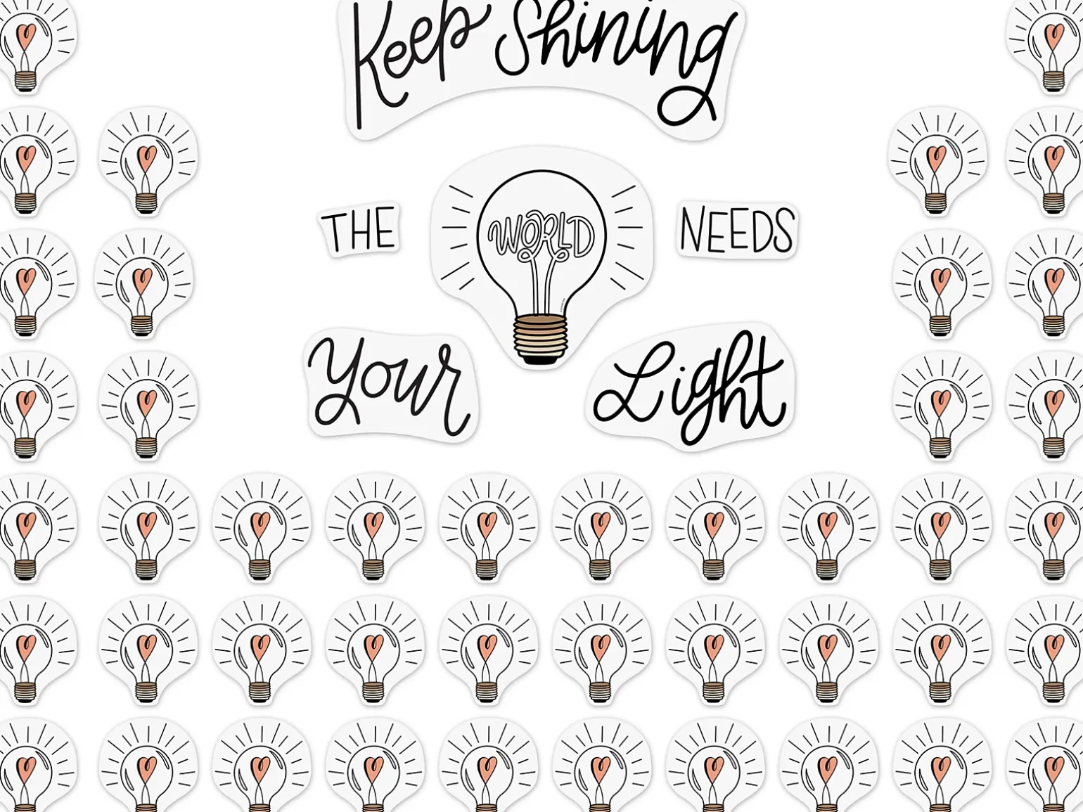 The World Needs Your Light Bulletin Board Set