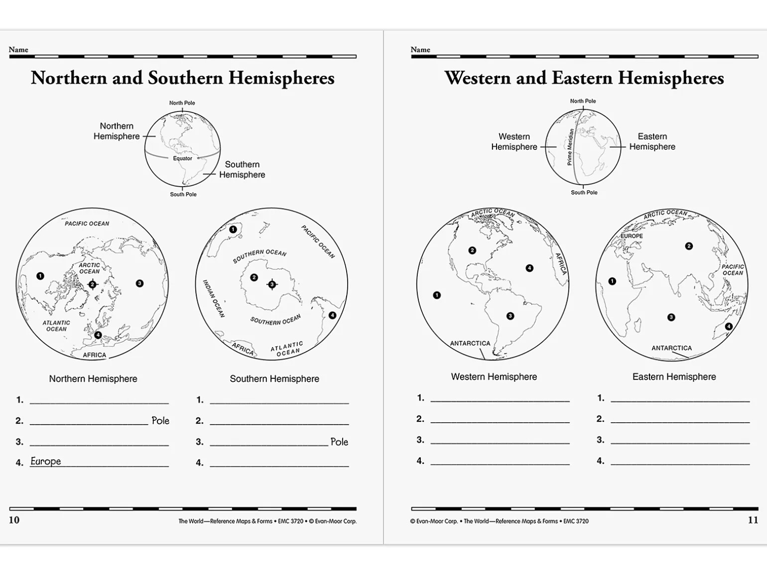 The World: Reference Maps & Forms Workbook