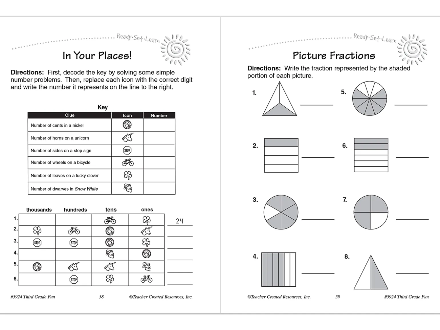 Third-Grade Fun Workbook