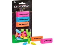 Ticonderoga® Neon Erasers