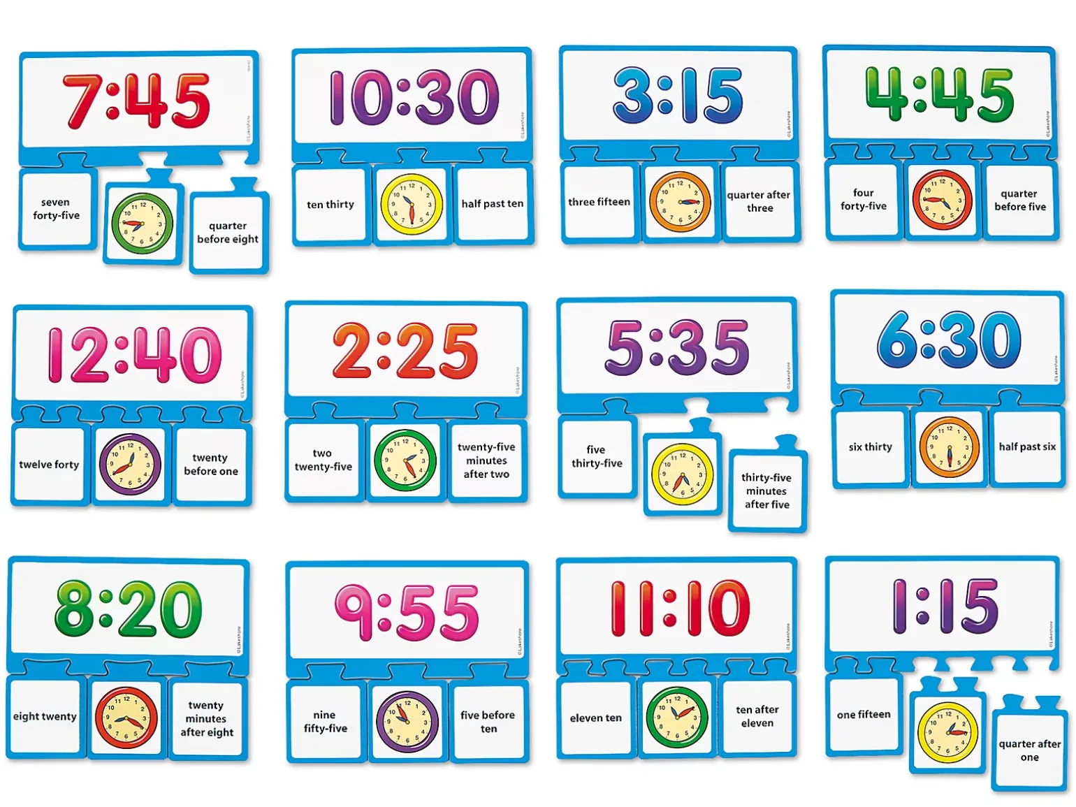 Time Equivalency Puzzles
