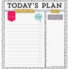 Today’s Plan Notepad