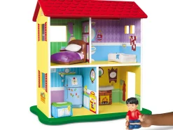 Toddler Dollhouse with Soft Furniture