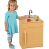 Toddler Hardwood Kitchen Sink