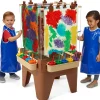 Toddler Indoor/Outdoor Painting Center for 4 - Natural Colors