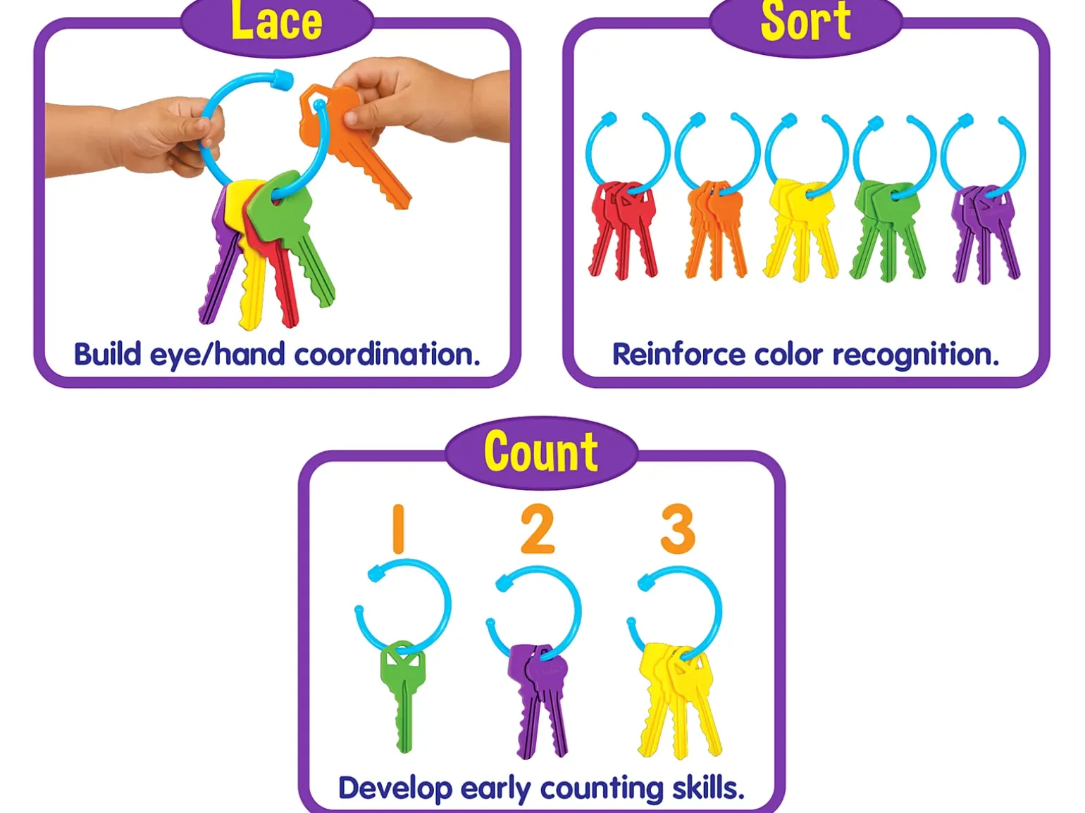 Toddler Lacing Keys