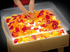 Toddler-Safe Light Table Sensory Gems