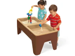 Toddler Two-Station Sand & Water Table - Natural Colors