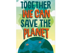 Together We Can Save the Planet Poster