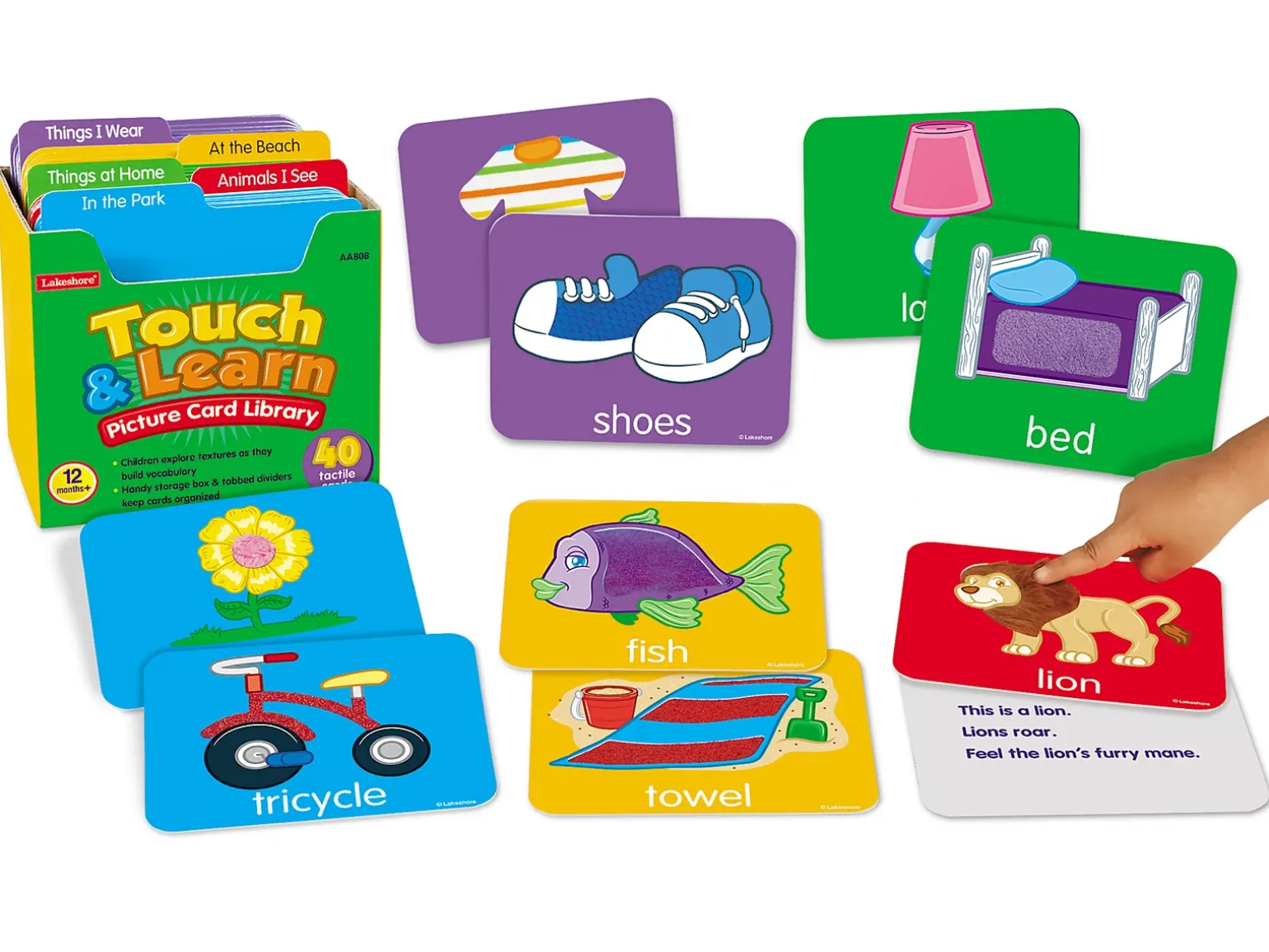 Touch & Learn Picture Card Library