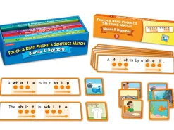 Touch & Read Blends & Digraphs Sentence Match