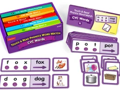 Touch & Read CVC Words Match