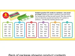 Touch & Read CVC Words Sentence Match