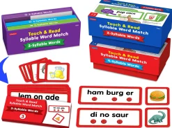 Touch & Read Syllable Word Match - Complete Set