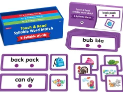 Touch & Read 2-Syllable Words Match