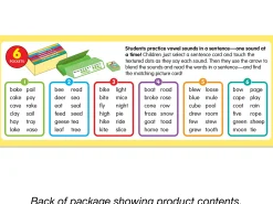 Touch & Read Vowel Sounds Sentence Match