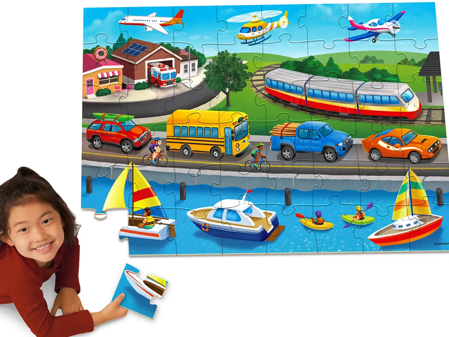 Transportation Floor Puzzle
