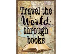 Travel the Map! Books Poster