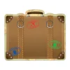 Travel the Map! Vintage Luggage Mini Accents