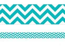 Turquoise Chevron Border