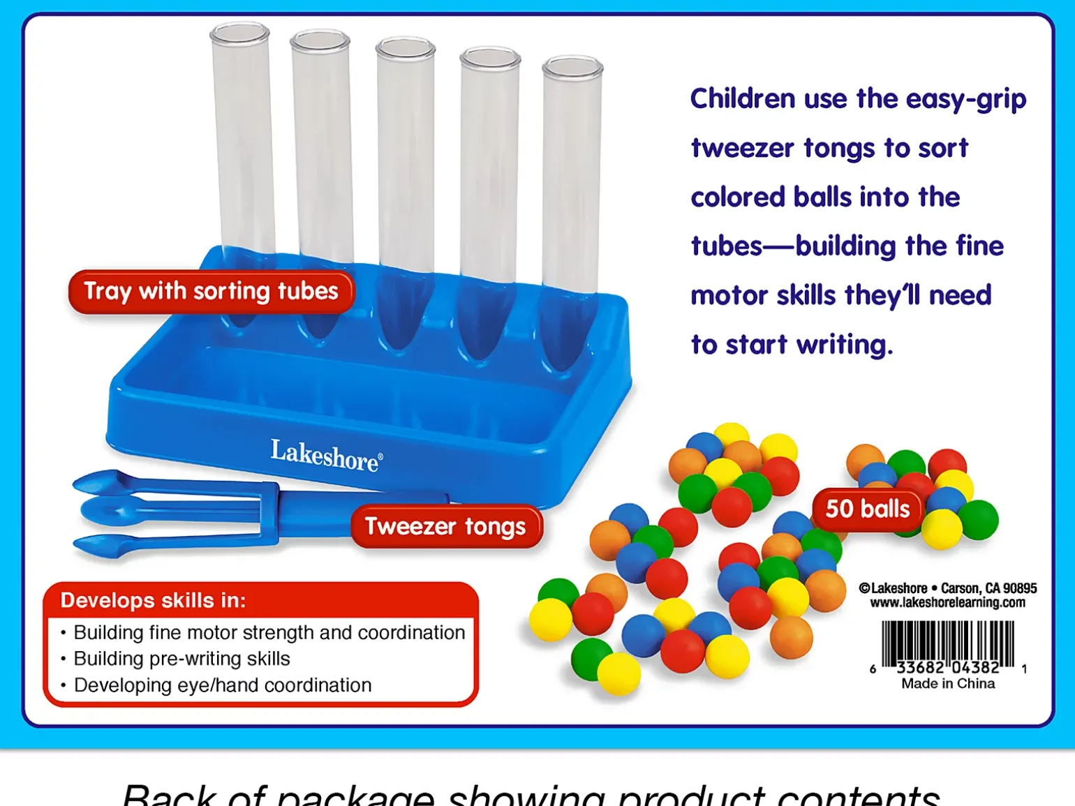 Tweezer Tongs Color Sorting Kit