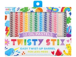 Twisty Stix Oil Pastels - Set of 12