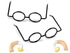 Two Hearing Aids and Two Pairs of Eyeglasses