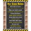 Under Construction! Classroom Rules Poster