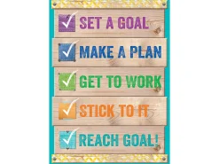 Upcycle-Style Goals Poster