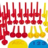 Uppercase Alphabet & Number Dough Stampers
