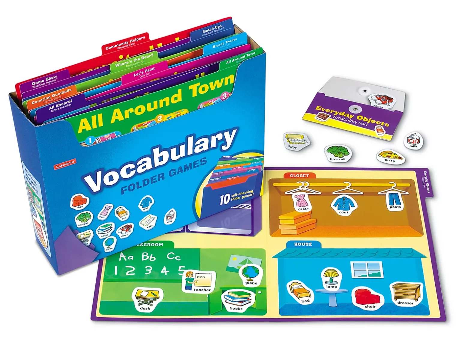 Vocabulary Folder Game Library - Pre K-K