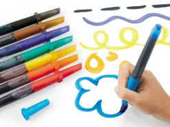 Washable Watercolor Brush Pens - Set of 8