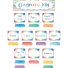 Watercolor Classroom Jobs Bulletin Board Set