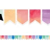 Watercolor Pennant Magnetic Border