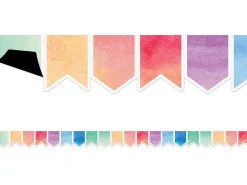Watercolor Pennant Magnetic Border