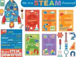 We Are STEAM-Powered Bulletin Board Set