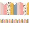 We Belong Striped Scalloped Border