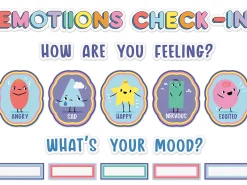 We Stick Together Emotions Check-In Bulletin Board Set