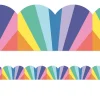 We Stick Together Rainbow Scalloped Border