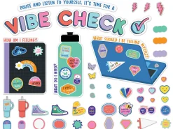 We Stick Together Vibe Check Bulletin Board Set