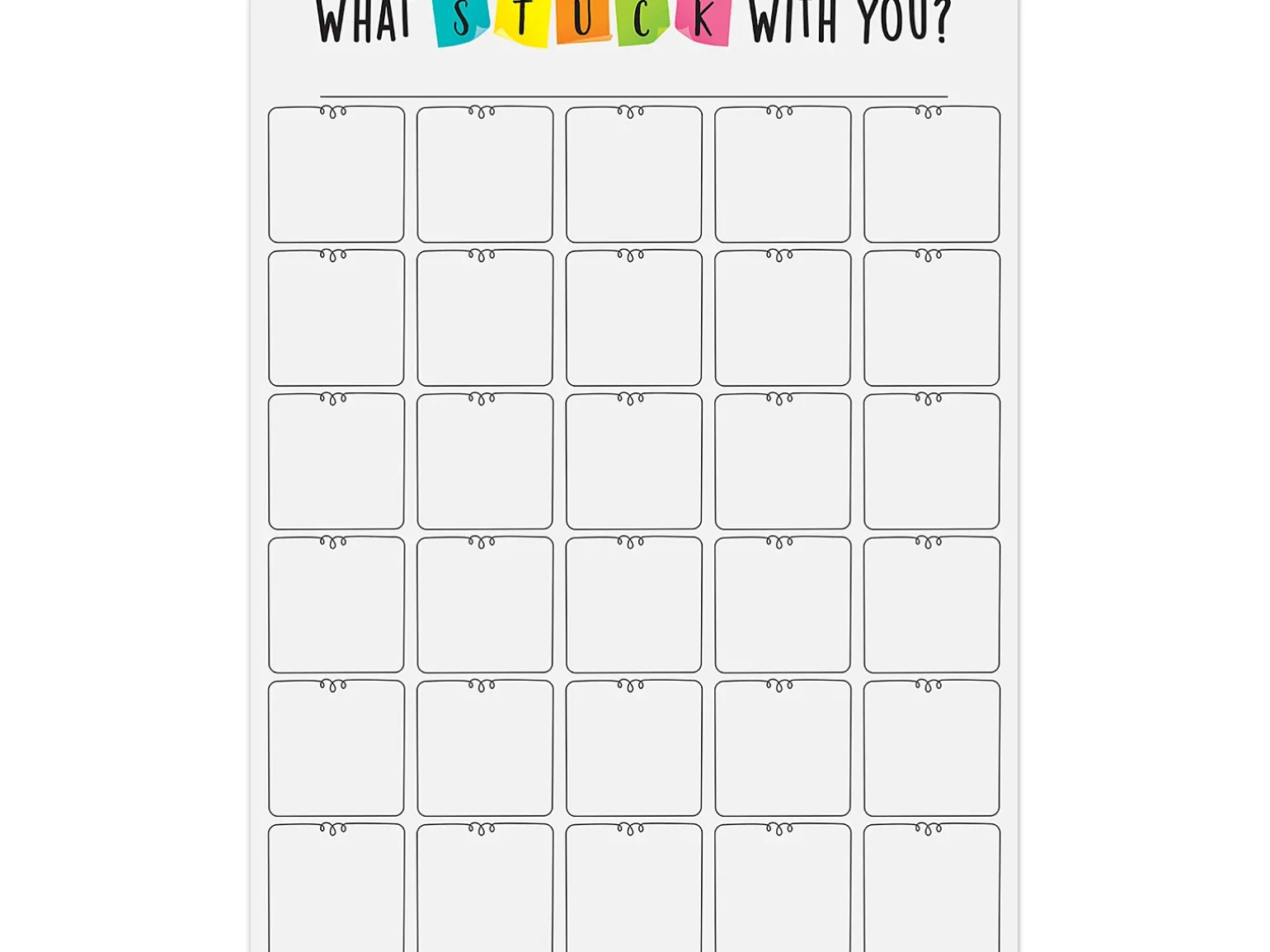 What Stuck with You? Reference Poster