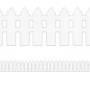 White Picket Fence Border