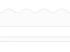 White Scalloped Border