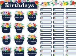 Wildflowers Birthday Bulletin Board Set