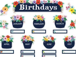 Wildflowers Birthday Bulletin Board Set