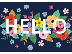 Wildflowers Hello Postcards