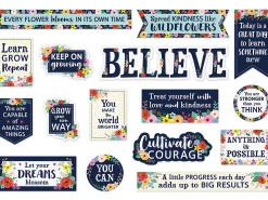 Wildflowers Motivational Bulletin Board Set